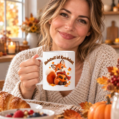 WS-Trend Herbst Tasse Fuchs mit Spruch Keramik 330 ml - WS-Trend.de