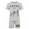 Super Mario 2-teiliger Kinder Jungen Pyjama Shirt Shorts Gr. 104