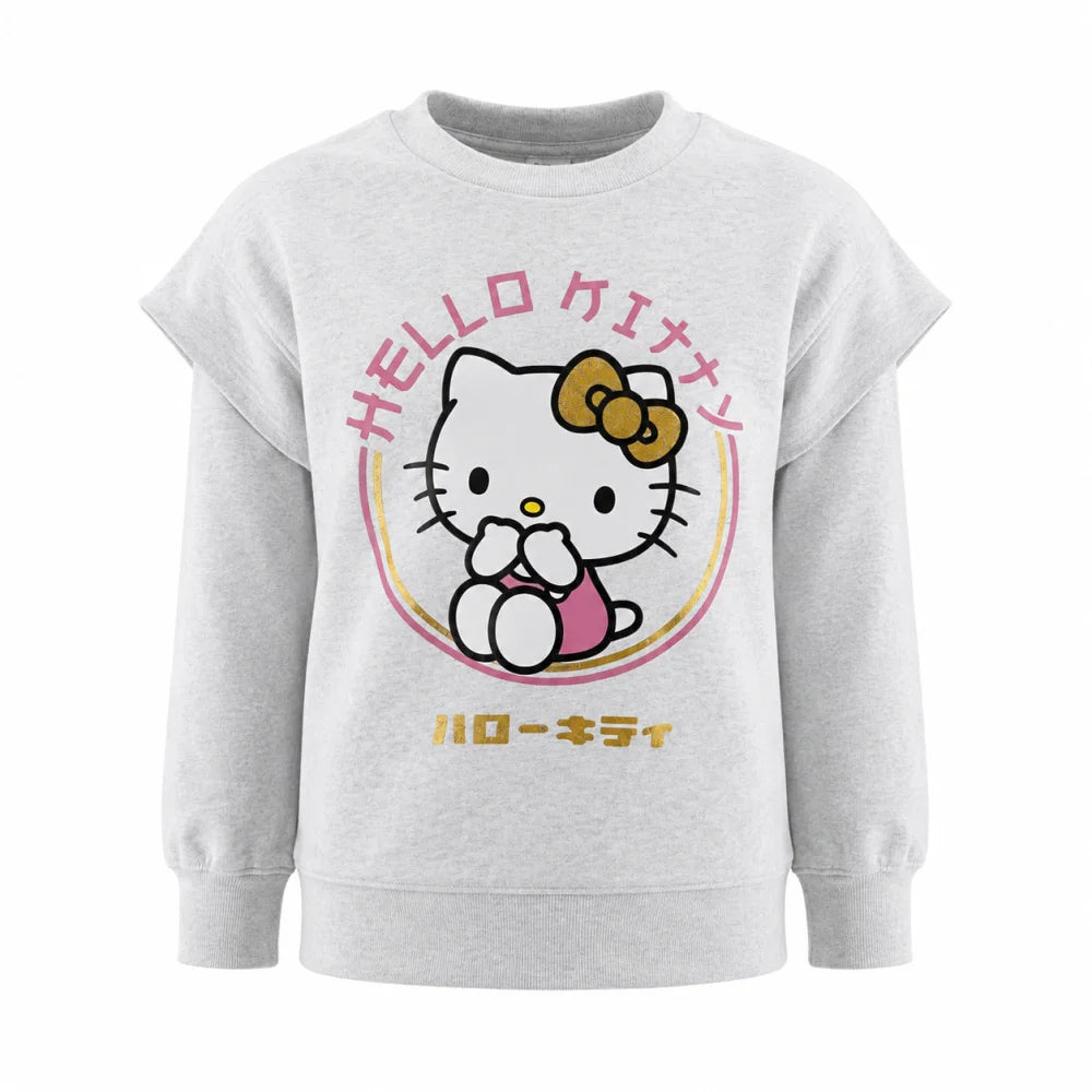 Hello Kitty Mädchen Kinder Sweater Pullover - WS-Trend.de