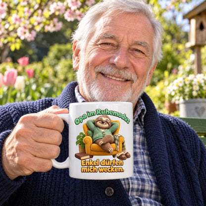 WS-Trend Faultieropa Tasse 330 ml Geschenk für Opa mit lustigem Spruch - WS-Trend.de
