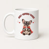 Anti-Stress-Tasse Frenchie 325 ml Keramik Kaffeebecher Geschenk