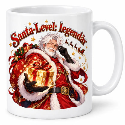 WS-Trend Santa-Level Anime Weihnachtstasse Keramik 330 ml Geschenkidee - WS-Trend.de