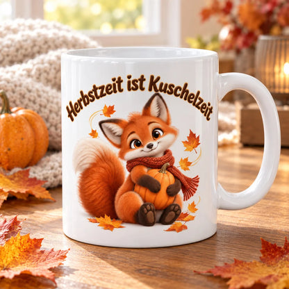 WS-Trend Herbst Tasse Fuchs mit Spruch Keramik 330 ml - WS-Trend.de