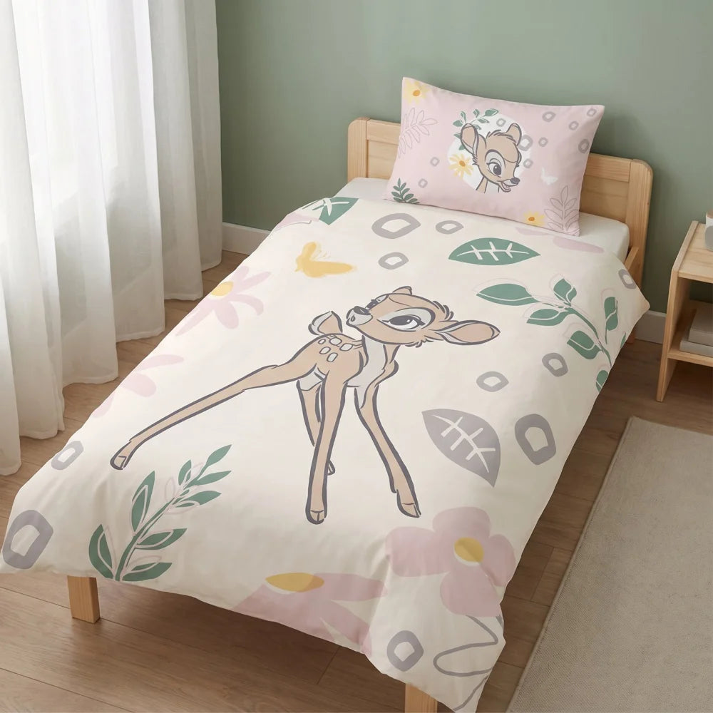 Disney Bambi Babybettwäsche Baumwolle 100x140 + 40x60 cm - WS-Trend.de