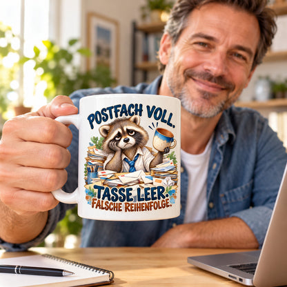 Büro Tasse Keramik 330 ml lustiger Spruch Geschenk Kollegen Homeoffice