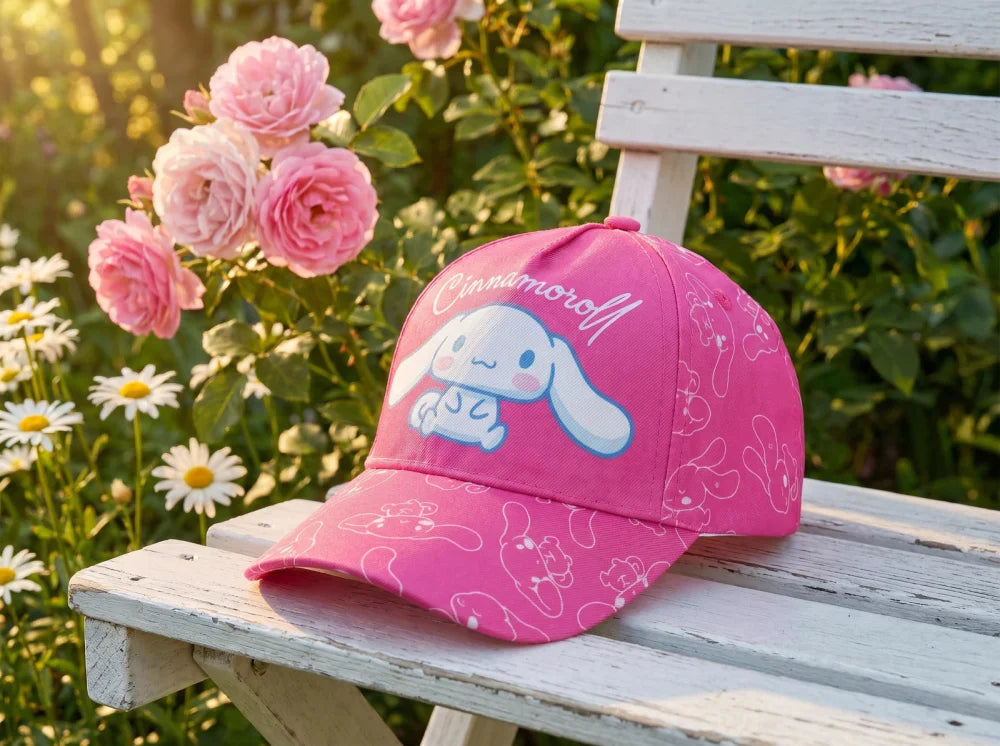 Hello Kitty Cinnamoroll Kinder Basecap Baseball Kappe und Sonnenbrille Gr. 52-54 - WS-Trend.de