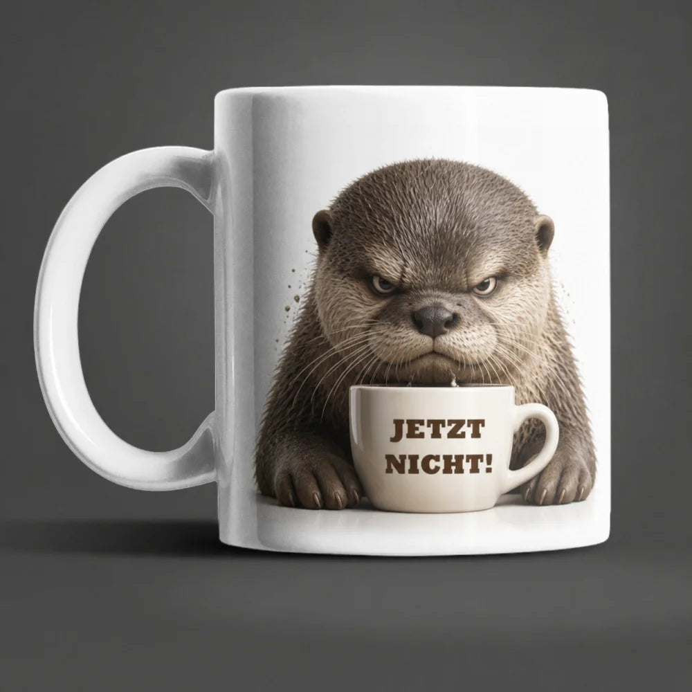 Lustige Tiertasse mit Spruch 325 ml – 15 Tiermotive Geschenkidee Büro - WS-Trend.de