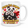 WS-Trend Pandapapa Tasse Keramik 330 ml Geschenk für Papa zum Vatertag