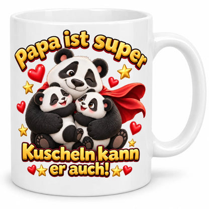 WS-Trend Pandapapa Tasse Keramik 330 ml Geschenk für Papa zum Vatertag - WS-Trend.de