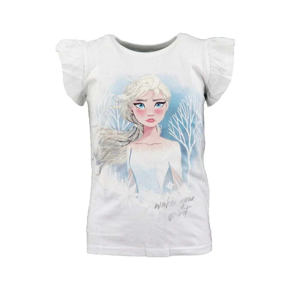 Disney Die Eiskönigin Kinder kurzarm Schlafanzug Pyjama 104 - 134 baumwolle NEU - WS-Trend.de