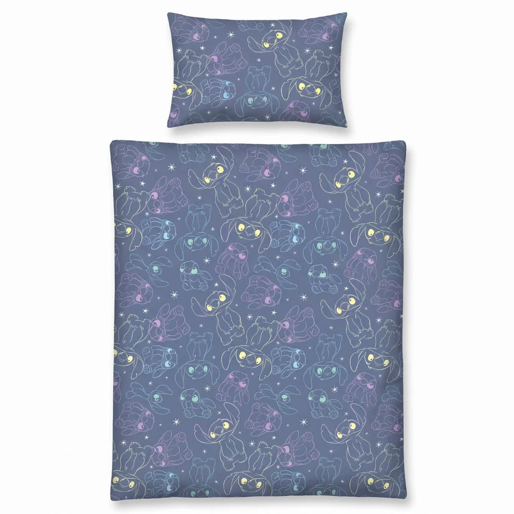 Disney Stitch Bettwäsche Baumwolle 135-140x200 + 65x65 cm - WS-Trend.de