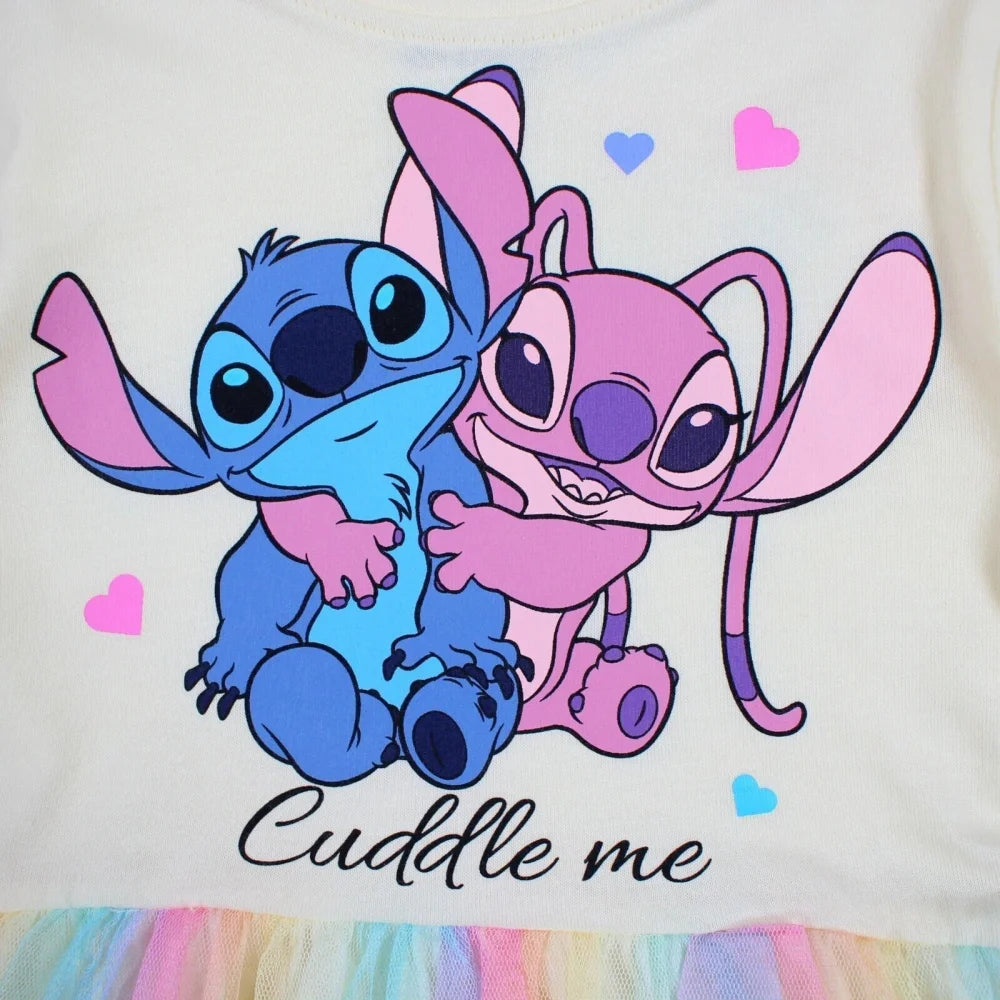 Disney Lilo und Stitch Kinder Mädchen Sommerkleid Kleid Gr 98-128 Baumwolle - WS-Trend.de