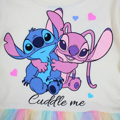 Disney Lilo und Stitch Kinder Mädchen Sommerkleid Kleid Gr 98-128 Baumwolle - WS-Trend.de