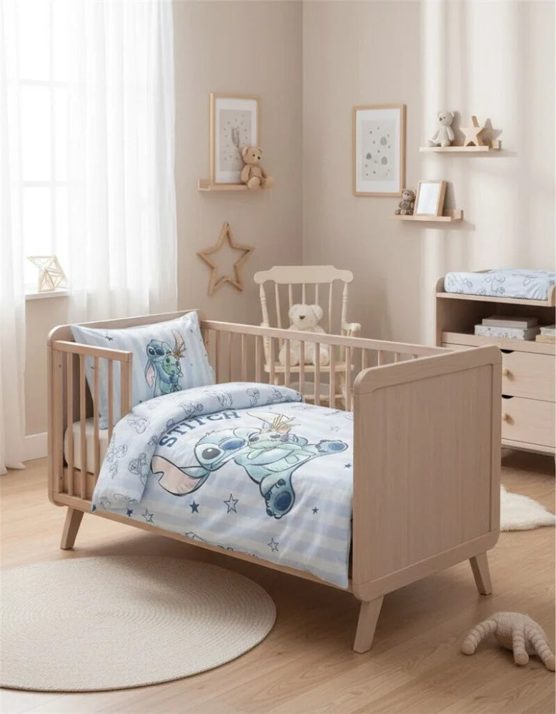 Disney Stitch Babybettwäsche Baumwolle 100x140 + 40x60 cm - WS-Trend.de