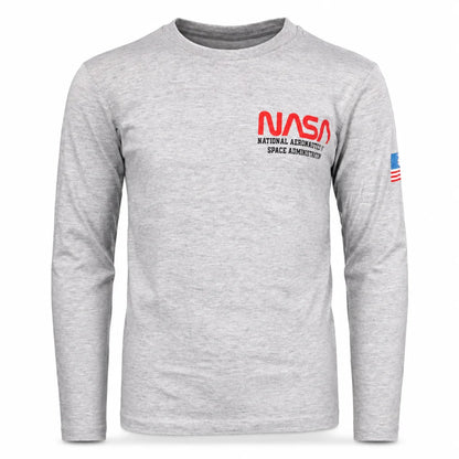 Print-Shirt NASA Space Center Kinder Jungen langarm T-Shirt Langarmshirt - WS-Trend.de