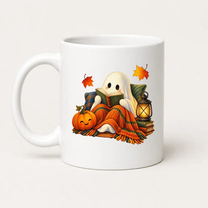 Halloween Tasse Lesegeist 325 ml Keramik Cozy Geschenkidee - WS-Trend.de