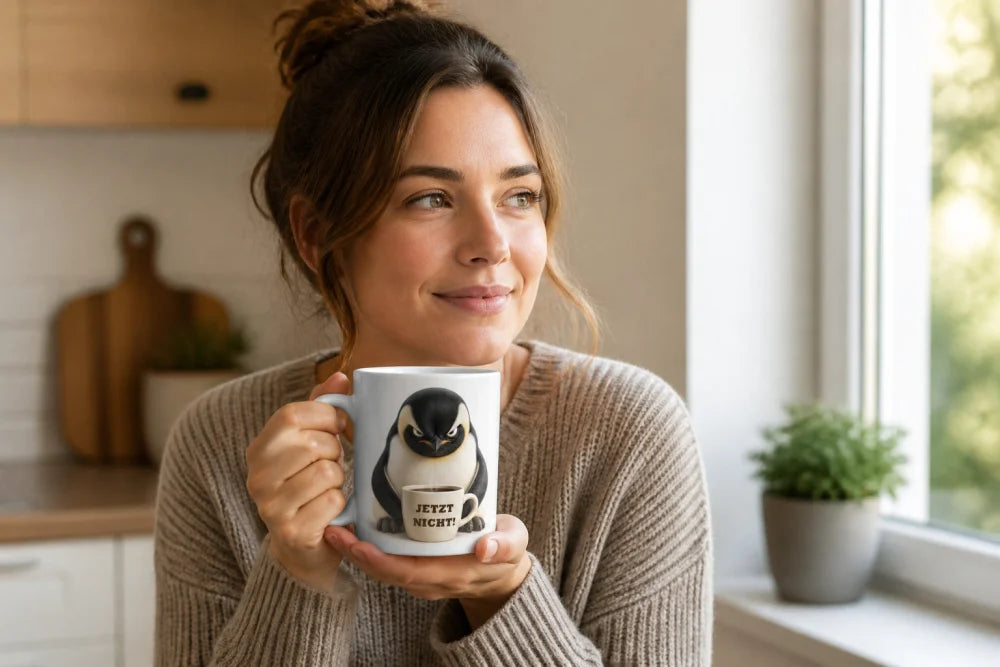 Lustige Tiertasse mit Spruch 325 ml – 15 Tiermotive Geschenkidee Büro - WS-Trend.de