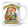 WS-Trend Gartenoma Kaffeetasse 330 ml Oma Geschenk mit lustigem Spruch