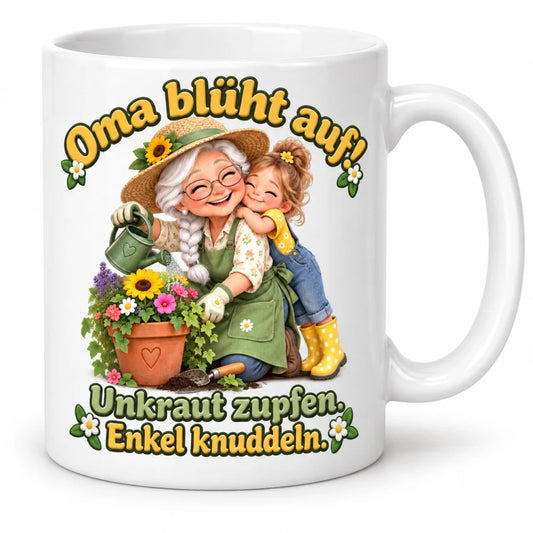 WS-Trend Gartenoma Kaffeetasse 330 ml Oma Geschenk mit lustigem Spruch - WS-Trend.de