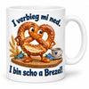 WS-Trend Brezel Tasse schwäbischer Spruch Keramik 330 ml Geschenktasse