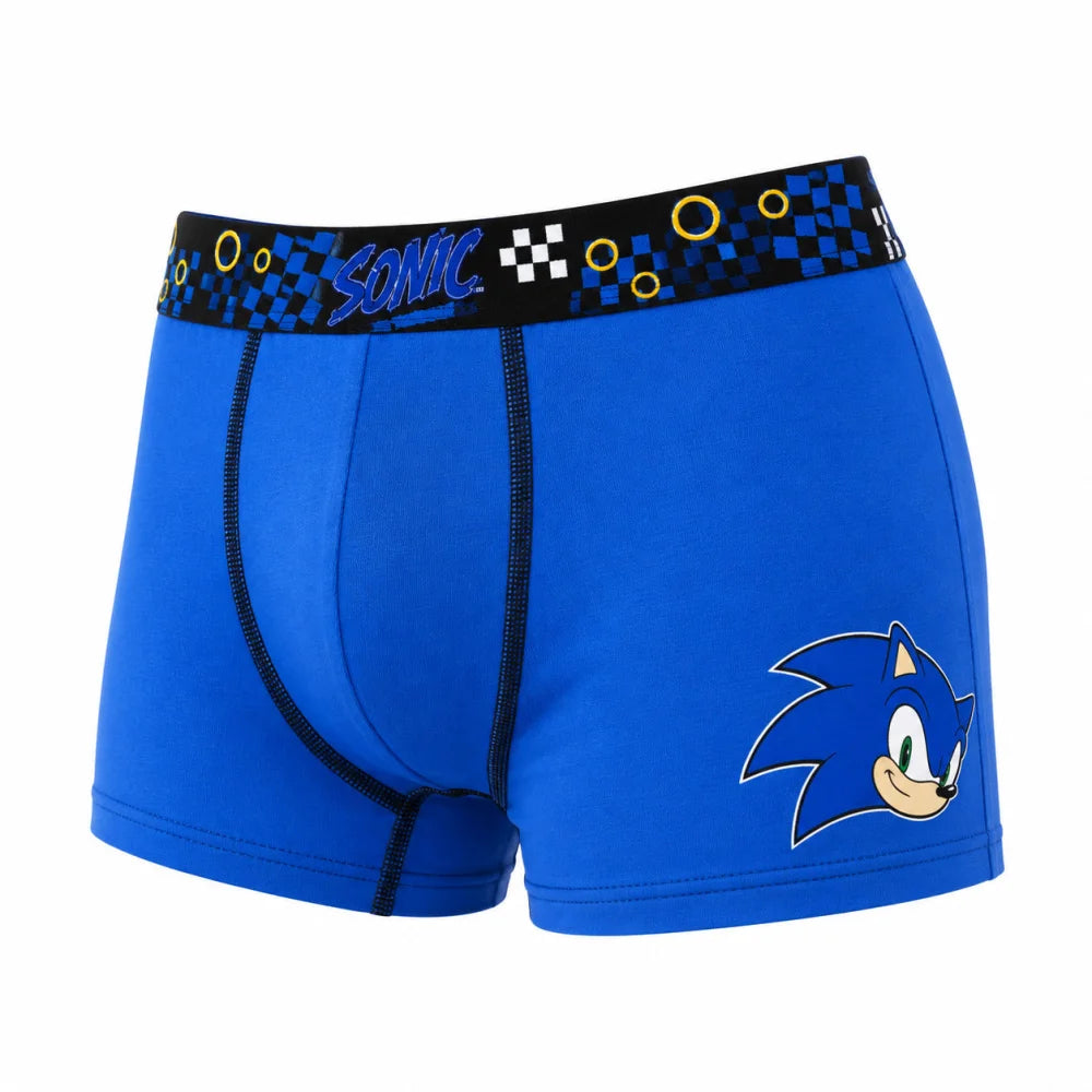 Sonic the Hedgehog Jungen Boxershorts Unterhose 2er Pack Gr. 98-128 - WS-Trend.de