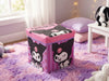 Hello Kitty Kuromi Kinder Spielzeug Korb Spielzeugkorb Deckel 30x30x30 cm