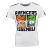 Marvel Avengers Kinder kurzarm T-Shirt Jungen Hulk Iron Man 104-128 Baumwolle