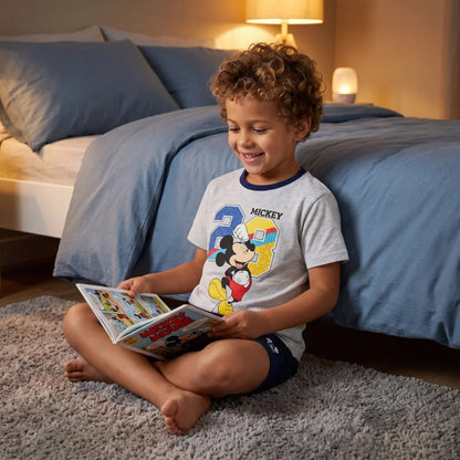 Disney Mickey Maus Kinder Jugend Schlafanzug Pyjama Nachtwäsche 98-128 - WS-Trend.de