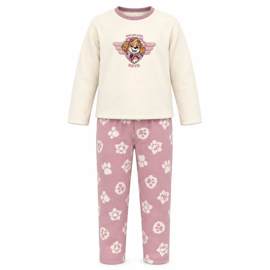 Paw Patrol Skye Kinder Mädchen Coral Schlafanzug Pyjama Gr. 98-116 - WS-Trend.de