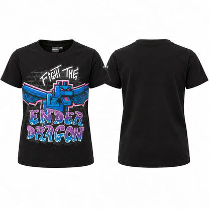 Minecraft Enderdrache T-Shirt schwarz - WS-Trend.de