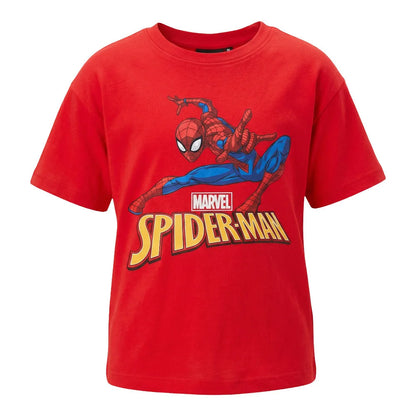 Marvel Spiderman Kinder Jungen T-Shirt Kurzarm Shirt Gr. 98 bis 128 Baumwolle - WS-Trend.de