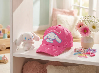 Hello Kitty Cinnamoroll Kinder Basecap Baseball Kappe und Sonnenbrille Gr. 52-54 - WS-Trend.de