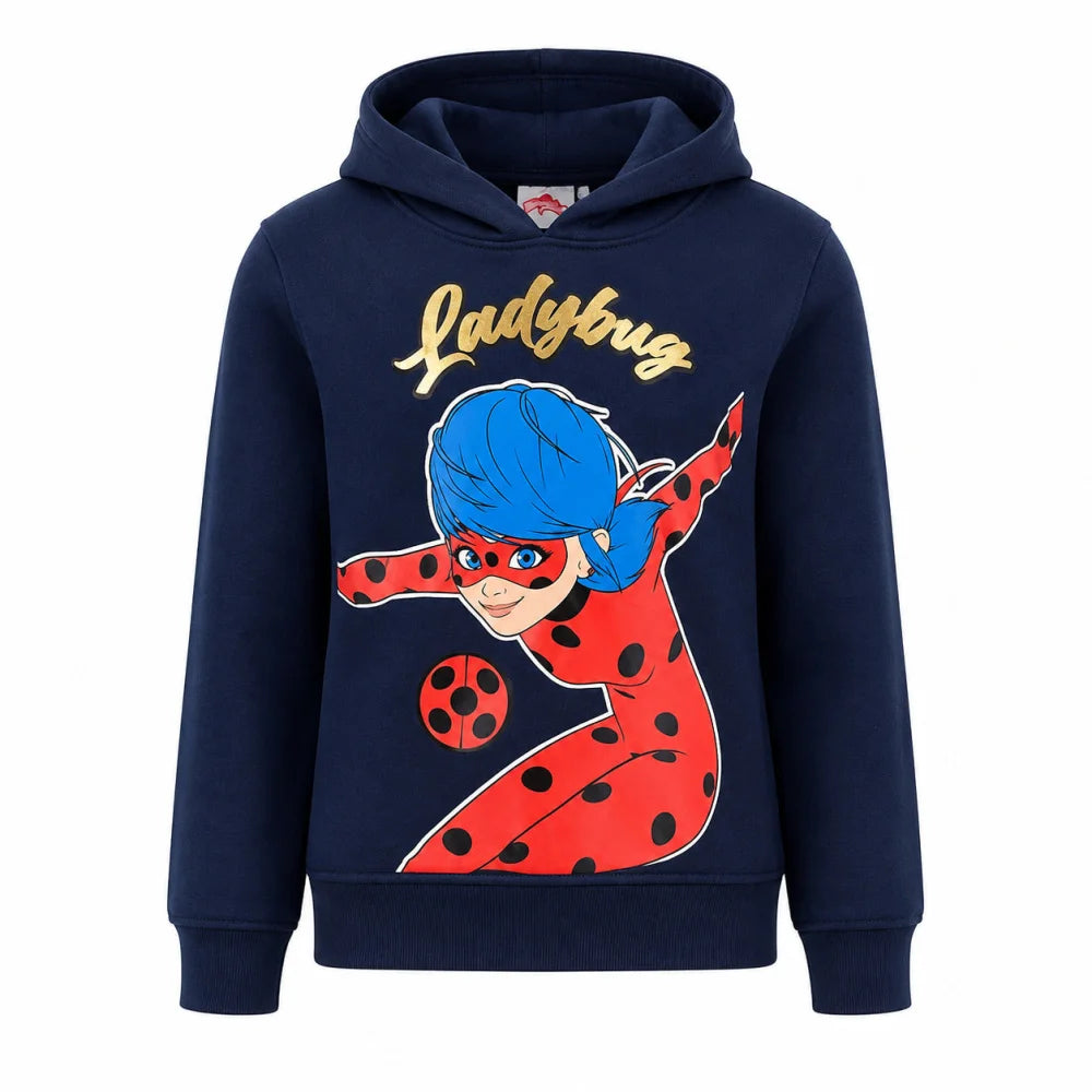 Kapuzenpullover Miraculous - Ladybug Kinder Fleece Hoodie Gr.104-128 - WS-Trend.de