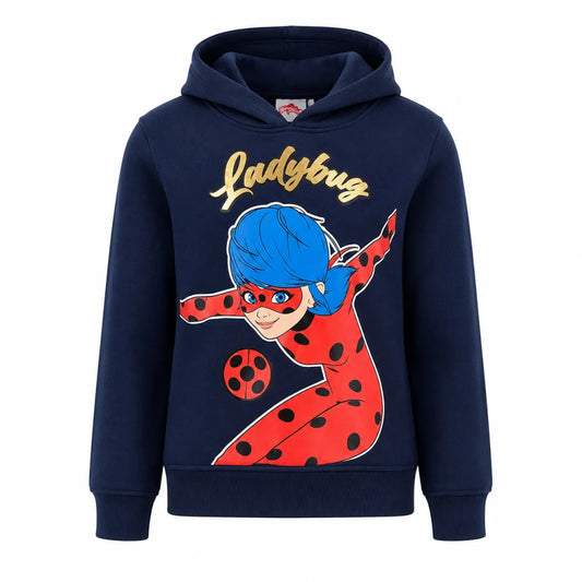 Kapuzenpullover Miraculous - Ladybug Kinder Fleece Hoodie Gr.104-128 - WS-Trend.de