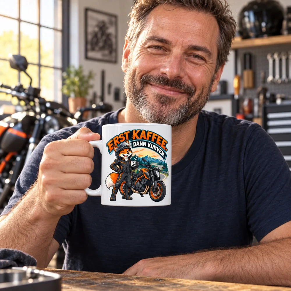 WS-Trend Biker Tasse Keramik 330 ml Spruch Motorrad 10 Motive zur Wahl - WS-Trend.de