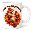 WS-Trend Herbst Tasse Otter mit Spruch, Keramik 330 ml