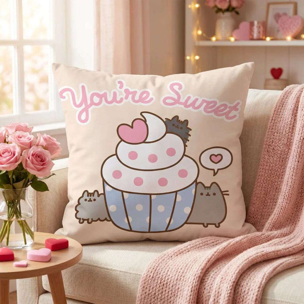 Pusheen the Cat Katze Kissen Dekokissen Wendekissen 40 x x7 cm - WS-Trend.de