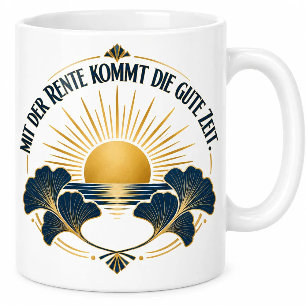 WS-Trend Rente Tasse Keramik 330 ml Spruch Geschenk 10 Motive zur Wahl - WS-Trend.de