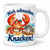 WS-Trend Krabbe Tasse mit lustigem Spruch Keramik 330 ml Geschenktasse