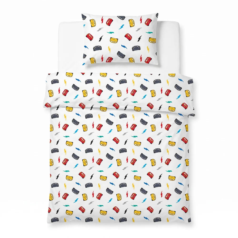 Disney Cars McQueen Babybettwäsche 100x140 + 40x60 cm - WS-Trend.de