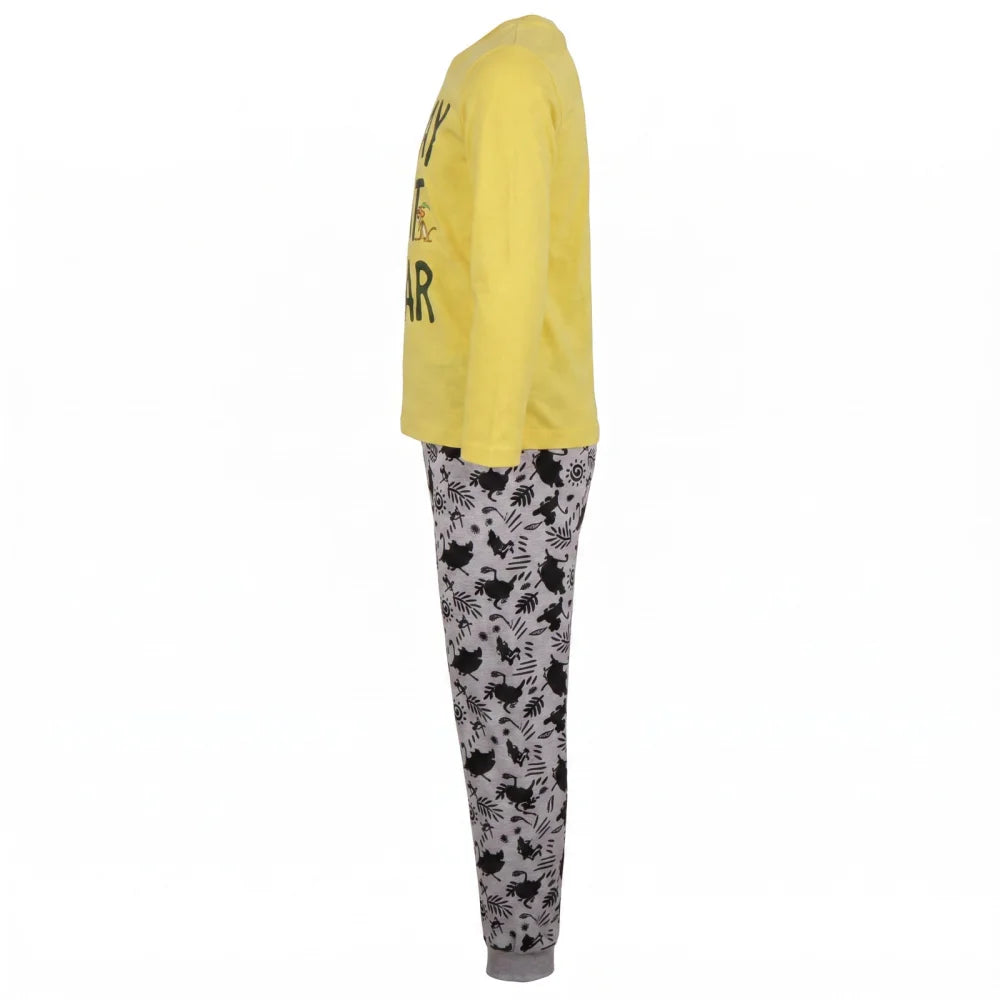 König Der Löwen Simba Kinder Jungen langarm Schlafanzug Pyjama Gr. 98-128 - WS-Trend.de
