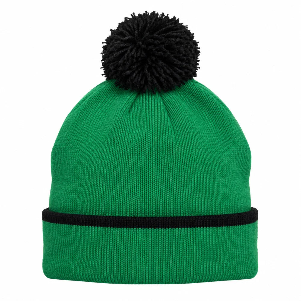 Minecraft Creeper Kinder-Bommelmütze grün-schwarz Größe 54/56 - WS-Trend.de