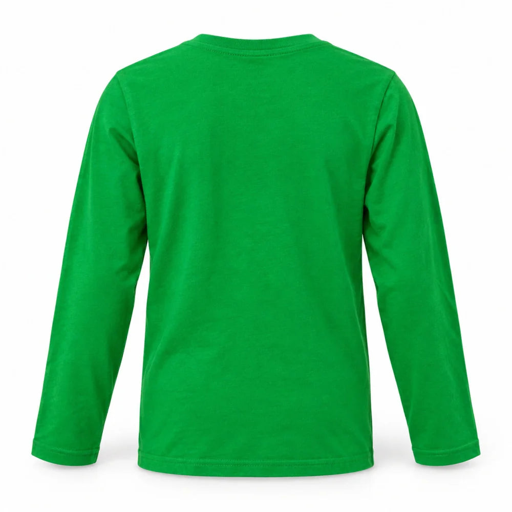 Minecraft Steve Alex Creeper Jungen Langarmshirt Baumwolle Grün oder Schwarz 116–146 - WS-Trend.de