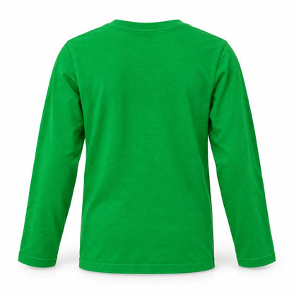 Minecraft Steve Alex Creeper Jungen Langarmshirt Baumwolle Grün oder Schwarz 116–146 - WS-Trend.de