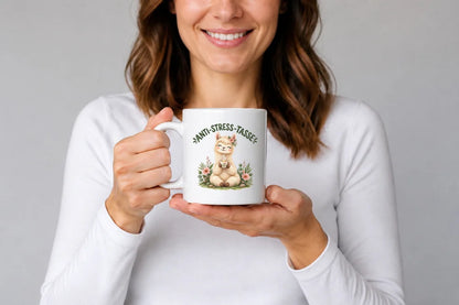Anti-Stress-Tasse Alpaka – Keramiktasse 325 ml - WS-Trend.de