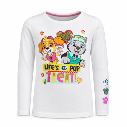 Print-Shirt PAW PATROL Skye Everest Kinder Mädchen Langarmshirt Shirt - WS-Trend.de