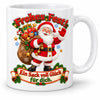WS-Trend Sack voll Glück Weihnachtsmann Tasse 330 ml festlich bedruckt