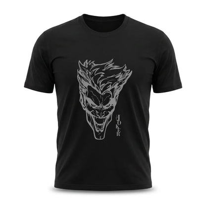 DC Comics Joker Herren Kurzarm T-Shirt Shirt Schwarz Gr. M-L 100% Baumwolle - WS-Trend.de