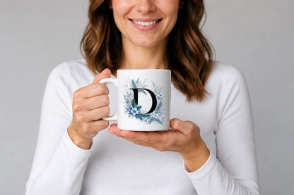 Winter Tasse A-Z Buchstaben 325 ml Keramik Geschenkidee personalisiert - WS-Trend.de