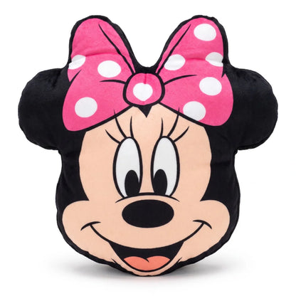 Disney Minnie Maus Kopfkissen mit pinker Schleife 35x30 cm - WS-Trend.de